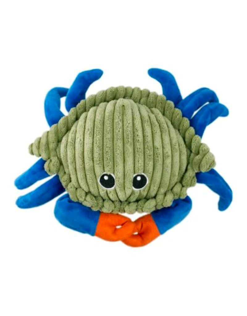 TALL TAILS Animated Blue Crab Dog Toy 9 Inch