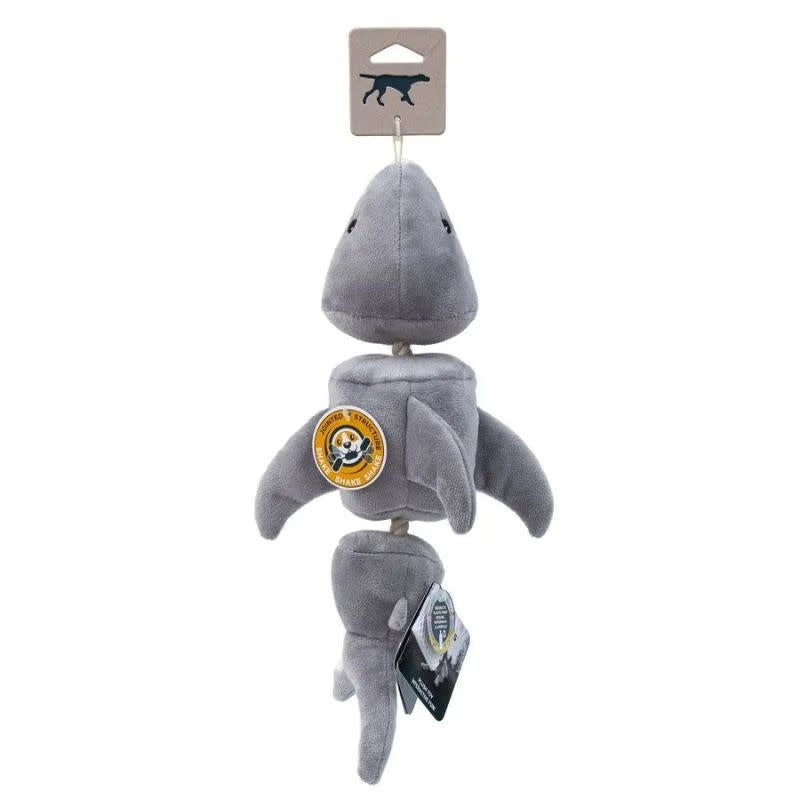 TALL TAILS Plush Jointed Shark Dog Toy