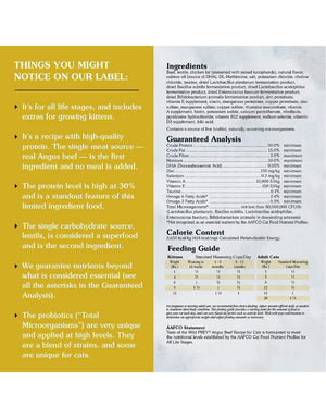 TASTE OF THE WILD Dry Cat Food Prey Limited Ingredient Angus Beef 6lb