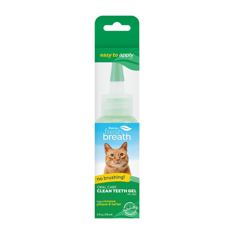 TROPICLEAN Clean Teeth  Oral Gel for Cats 2oz