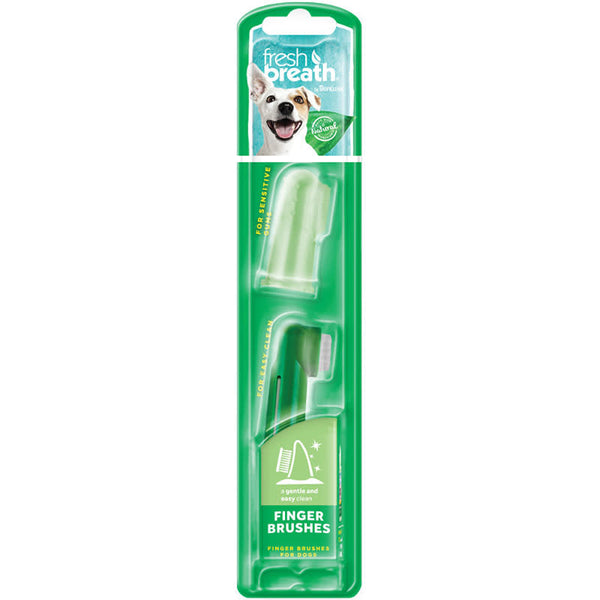 TROPICLEAN Dog Finger Brush 2pk