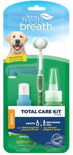 TROPICLEAN Fresh Breath Total Care Kit Large Dogs