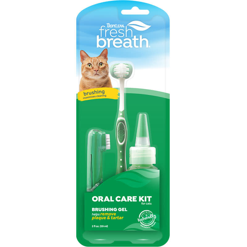 TROPICLEAN Fresh Breath Total Care Kit for Cats