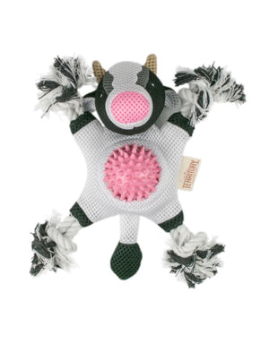 TERRITORY 2 in 1 Dog Toy Cow
