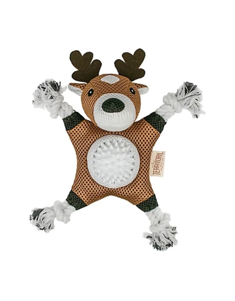 TERRITORY 2 in 1 Dog Toy Deer