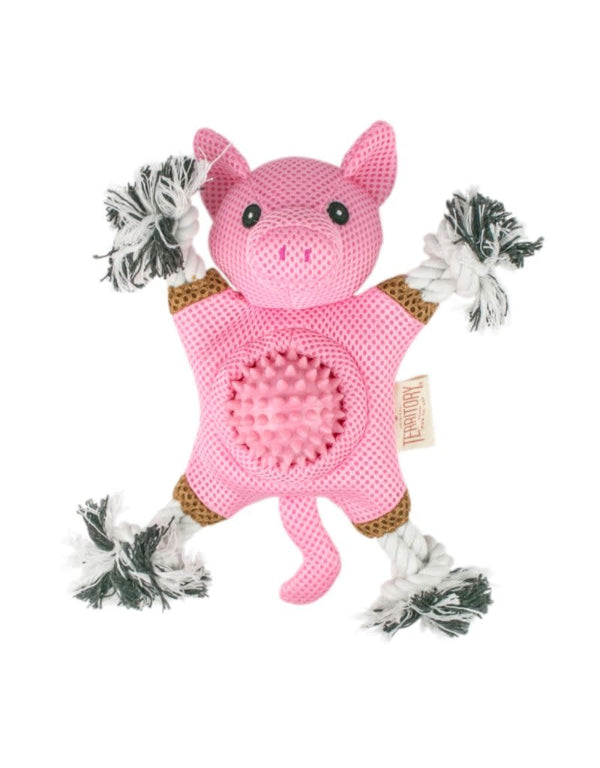 TERRITORY 2 in 1 Dog Toy Pig