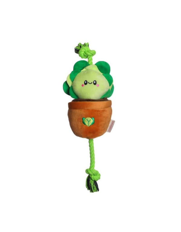 TERRITORY 2 in1 Dog Toy Tug Lettuce
