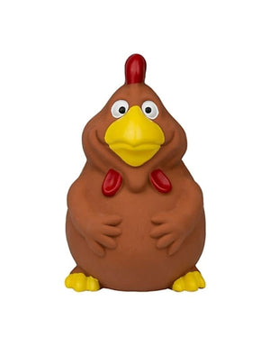 TERRITORY Latex Squeaky Dog Toy Chicken 6 inch