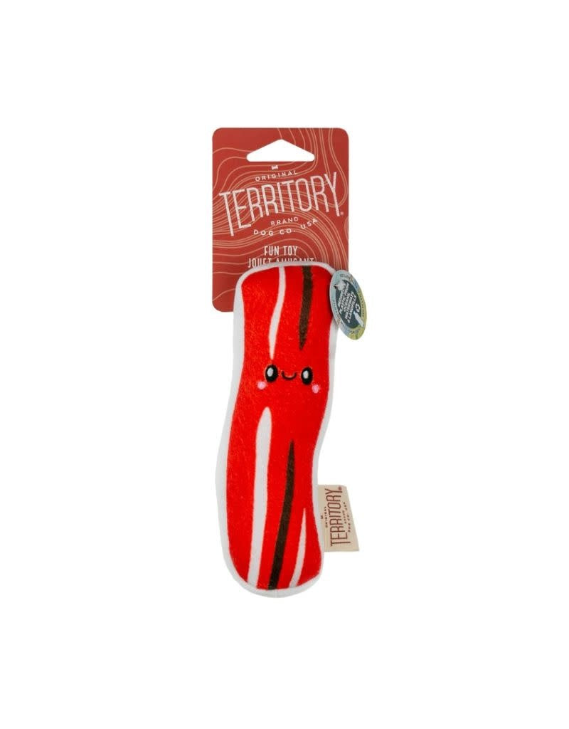 TERRITORY Plush Dog Toy Bacon