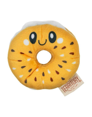 TERRITORY Plush Dog Toy Bagel