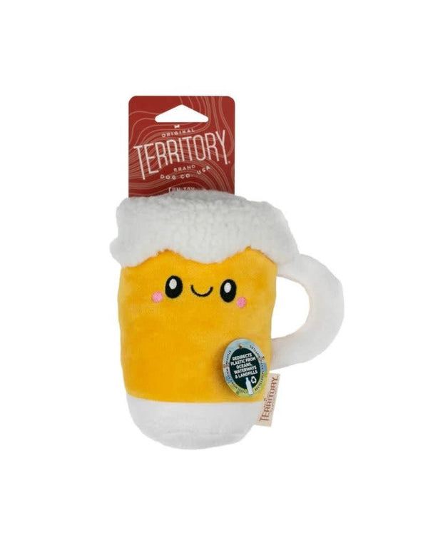 TERRITORY Plush Dog Toy Beer