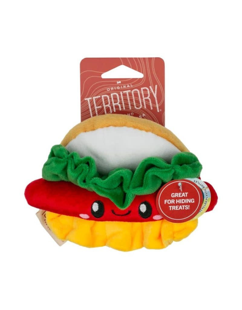 TERRITORY Plush Dog Toy Hotdog