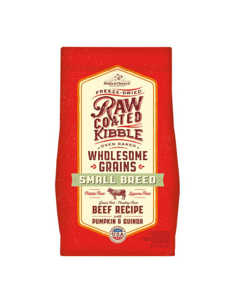 STELLA & CHEWY'S Raw Coated Beef with Wholesome Grains Baked Dry Dog Food for Small Breeds