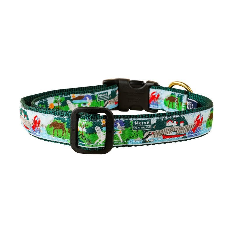 THE BELTED COW Dog Collar Vacationland
