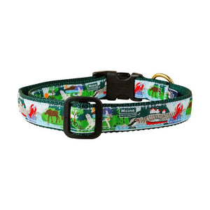 THE BELTED COW Dog Collar Vacationland
