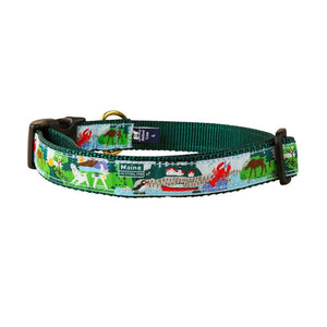 THE BELTED COW Dog Collar Vacationland