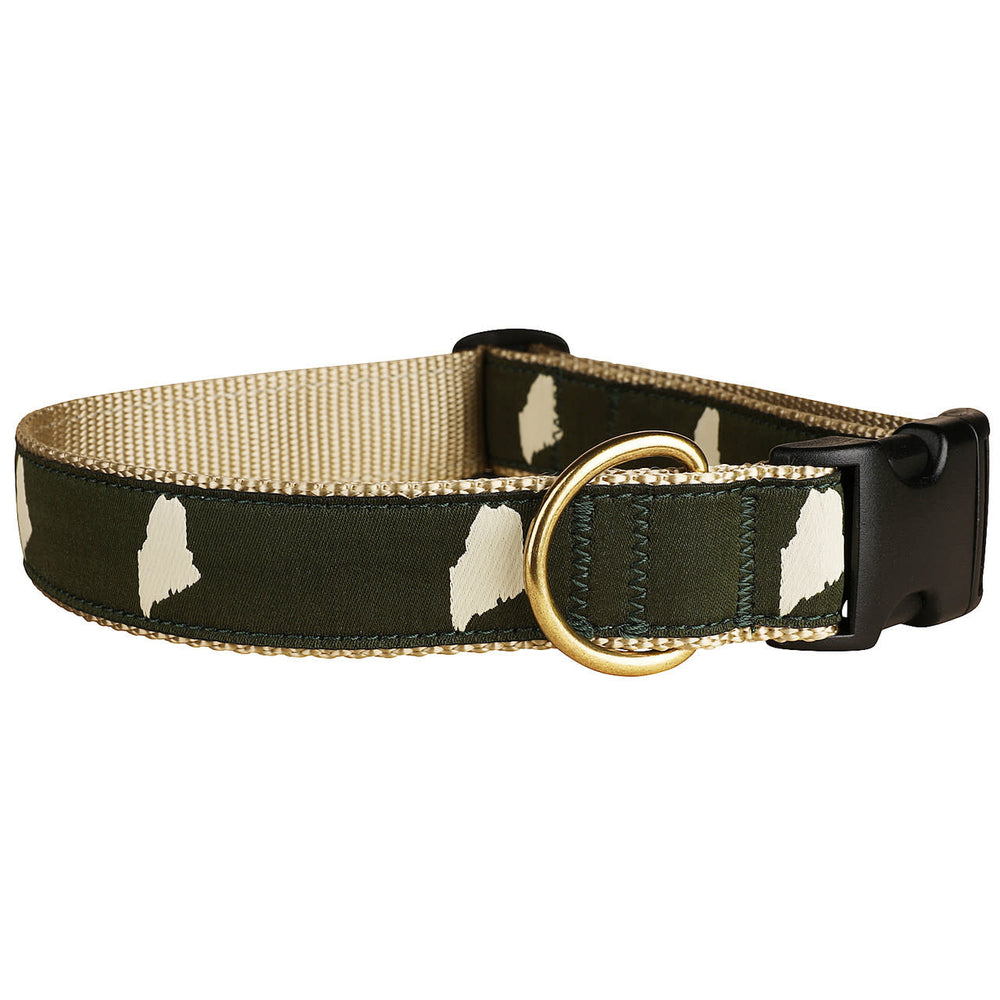 THE BELTED COW Original Maine Silhouette Dog Collar