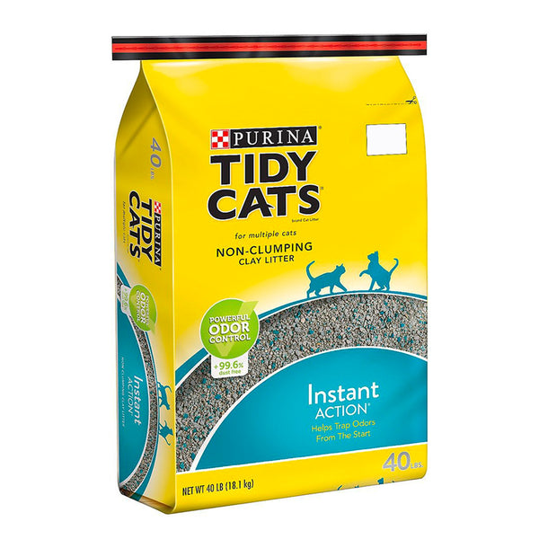 TIDY CATS Instant Action Conventional Non-Clumping Litter
