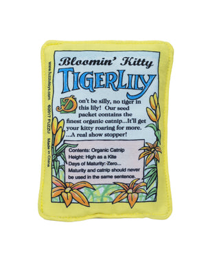 FUZZU Seed Packet Cat Toy Tiger Lily
