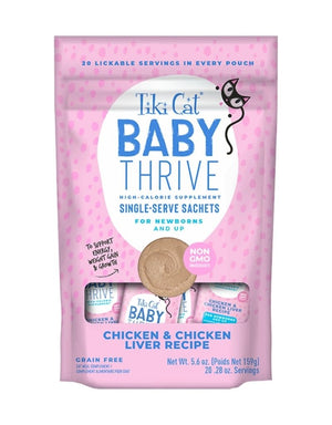 TIKI CAT Kitten Thrive Chicken and Chicken Liver Case 8/5.6OZ