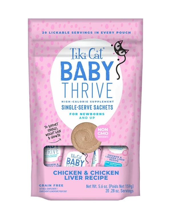 TIKI CAT Kitten Thrive Chicken and Chicken Liver Case 8/5.6OZ