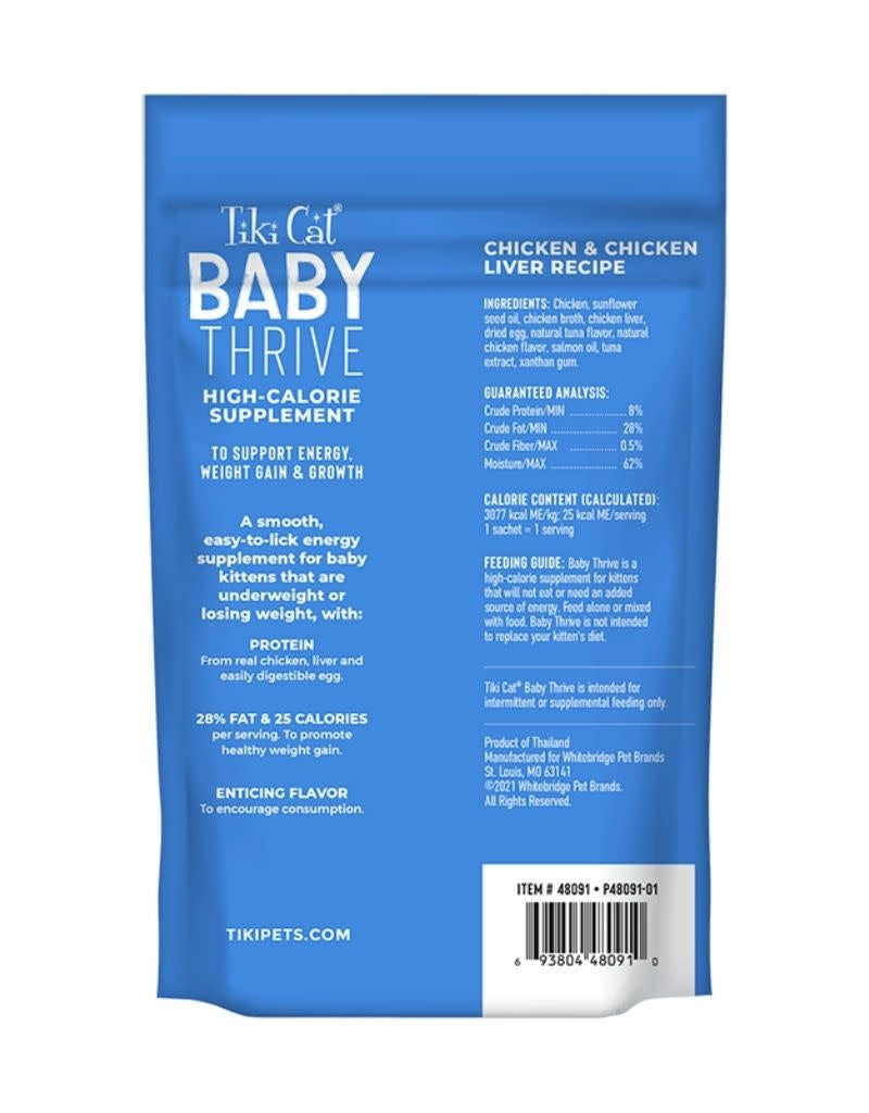 TIKI CAT Kitten Thrive Chicken and Chicken Liver Case 8/5.6OZ