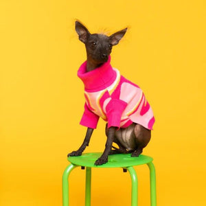 TOBY & LINUS Dog Sweater Pink Lemonade