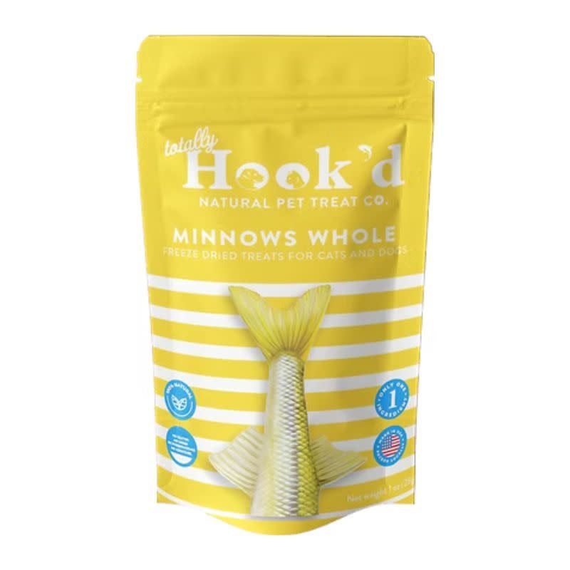 TOTALLY HOOK'D Whole Minnows Dog Treats