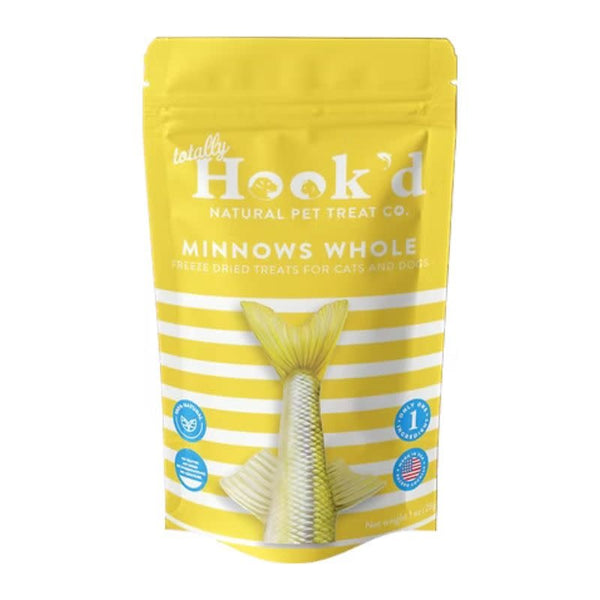 TOTALLY HOOK'D Whole Minnows Dog Treats