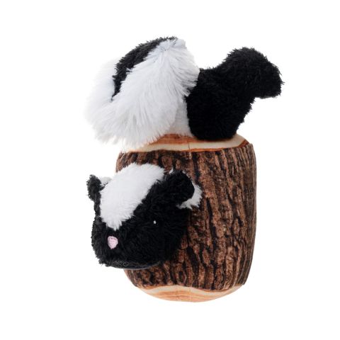 TERRITORY Animated Skunk in Log Dog Toy