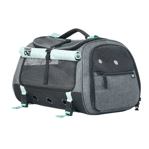 TRAVEL CAT The Transpurrter Ultimate Calming Convertible Cat Carrier Teal