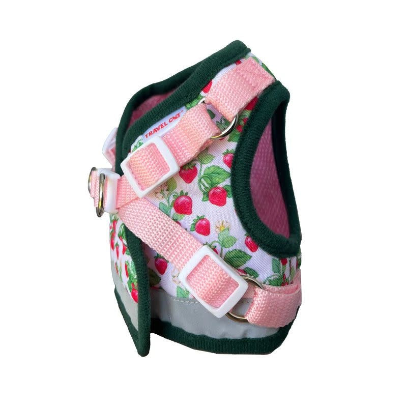 TRAVEL CAT Leash & Harness Set Strawberry Shortcake