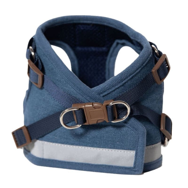 TRAVEL CAT Leash & Harness Set The Jean Jacket