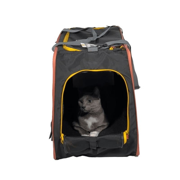 TRAVEL CAT “the Pack N' Paw” Light & Slim Collapsible Cat Crate & Carrier