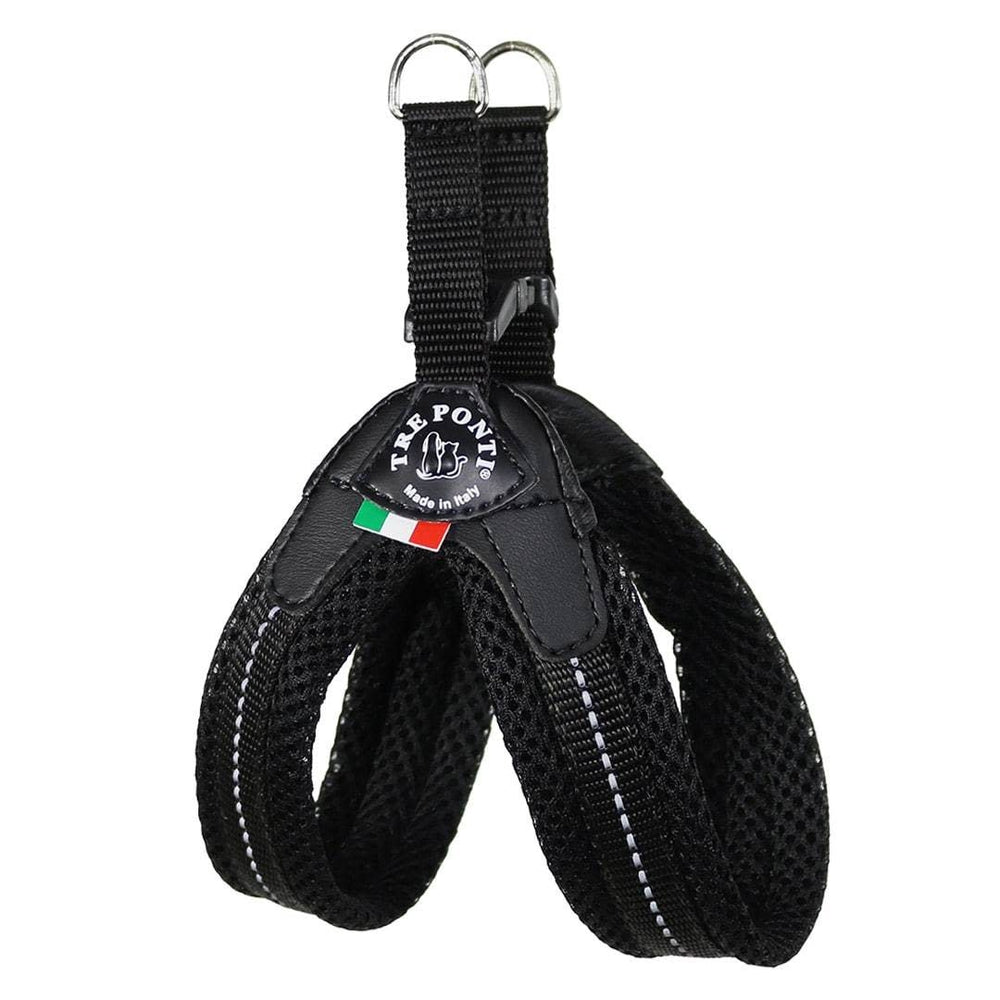 TRE PONTI Mesh Buckle Harness Black