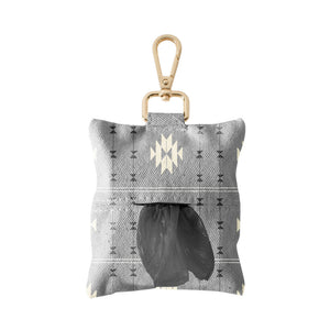 FRINGE Tribal Gray Waste Bag Dispenser