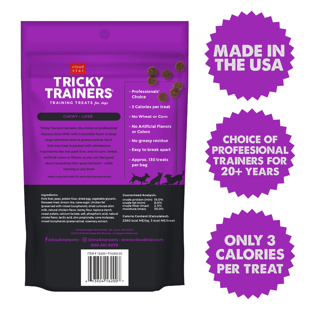 CLOUD STAR Tricky Trainers Soft & Chewy Liver