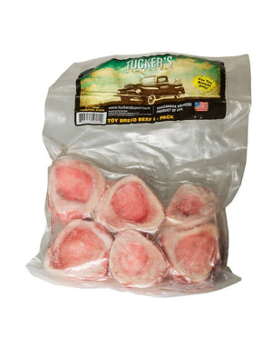 TUCKERS Frozen Raw Beef Bone Toy 6ct