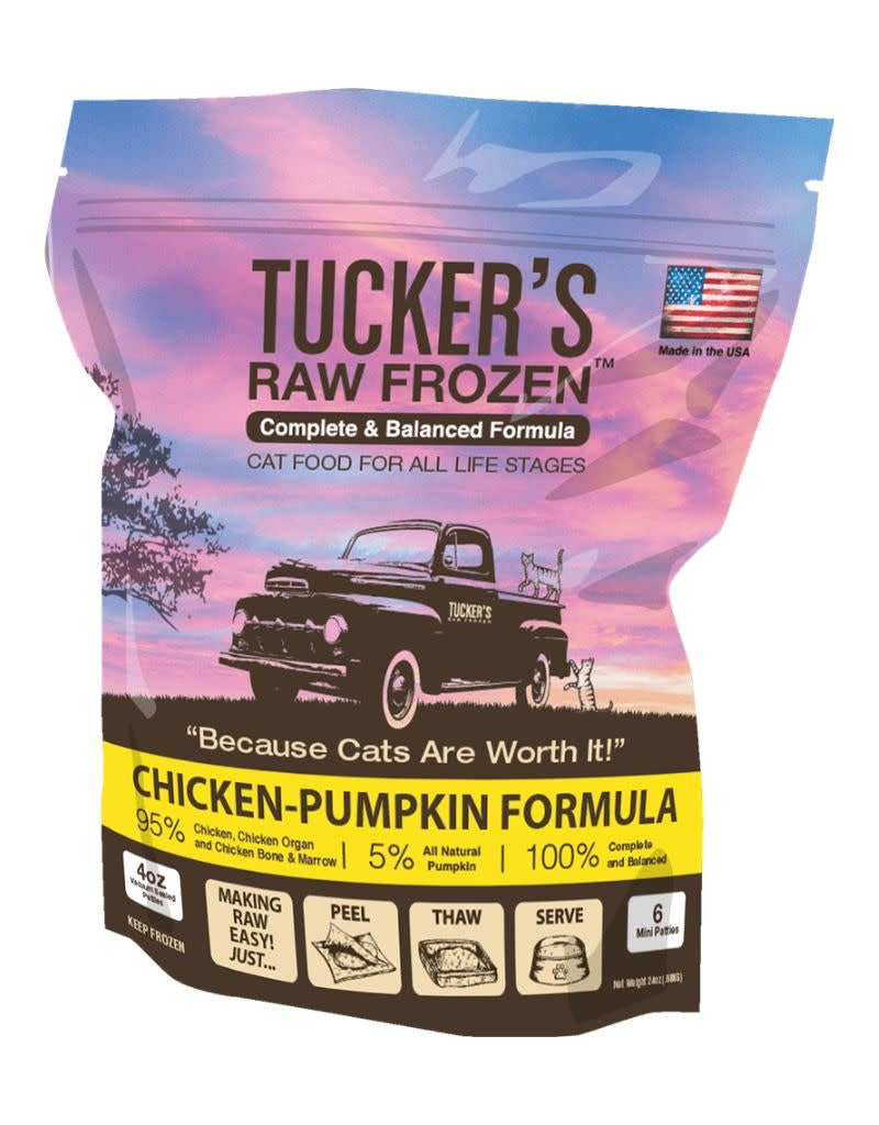 TUCKERS Frozen Raw Cat Food Chicken & Pumpkin 24OZ