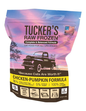 TUCKERS Frozen Raw Cat Food Chicken & Pumpkin 24OZ