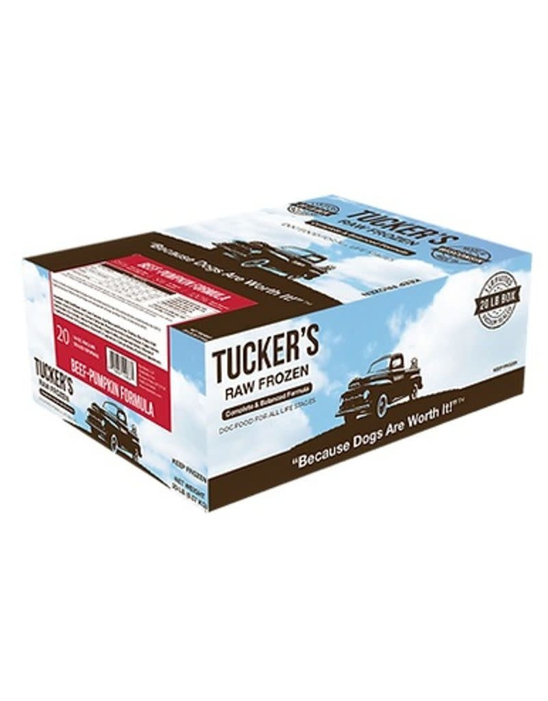 TUCKERS Frozen Raw Complete Dog Food Pork and Beef 20lb