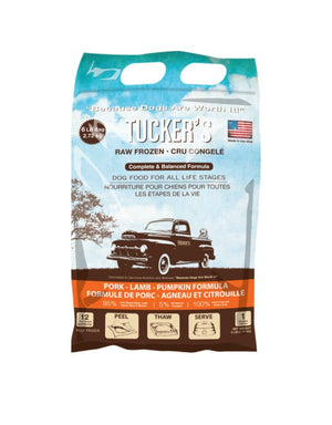 TUCKERS Frozen Raw Complete Dog Food Pork Lamb Pumpkin 6lb