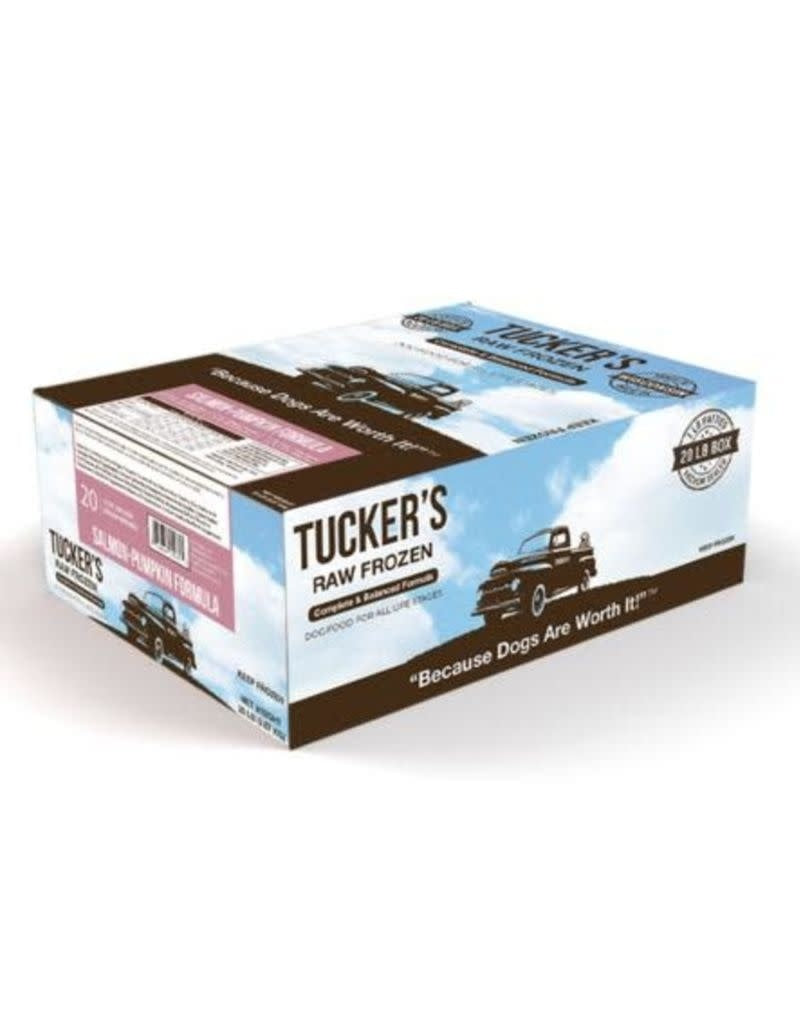 TUCKERS Frozen Raw Complete Dog Food Salmon and Pumpkin 20lb