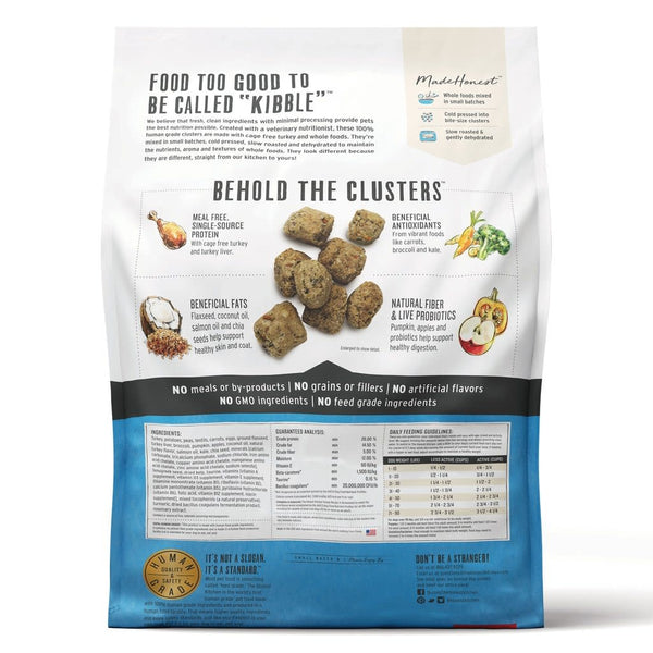 HONEST KITCHEN Whole Food Clusters Grain-Free Turkey Dry Dog Food