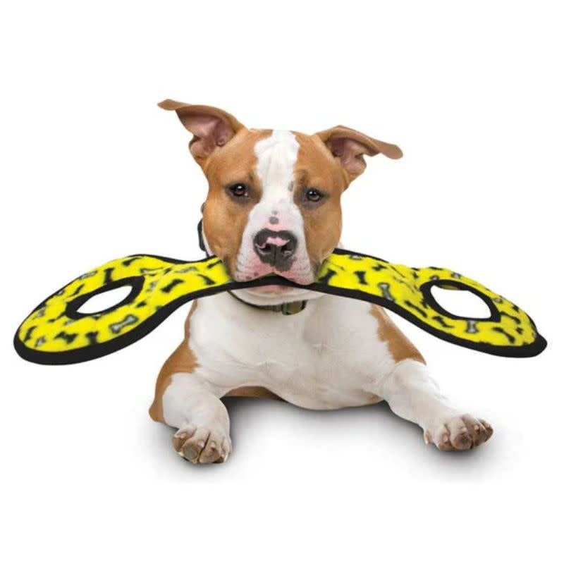 TUFFY Ultimate Tug-O-War Yellow Bone