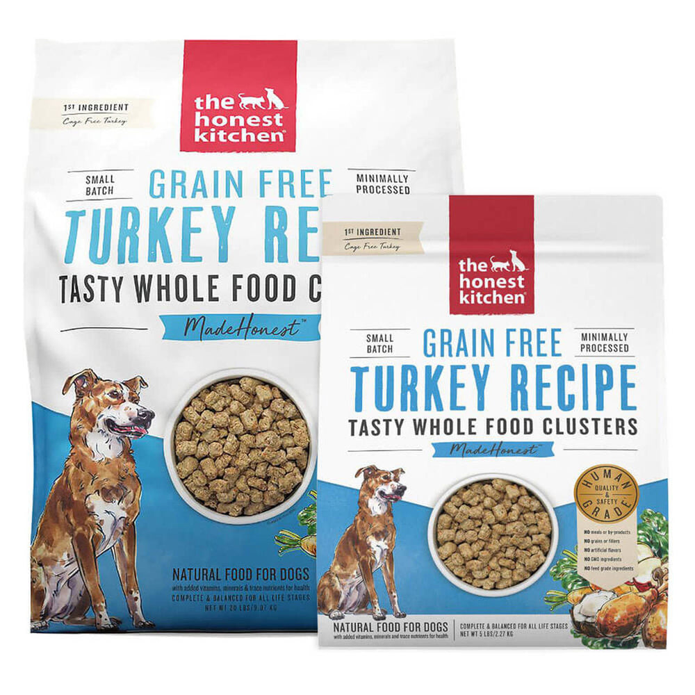 HONEST KITCHEN Whole Food Clusters Grain-Free Turkey Dry Dog Food