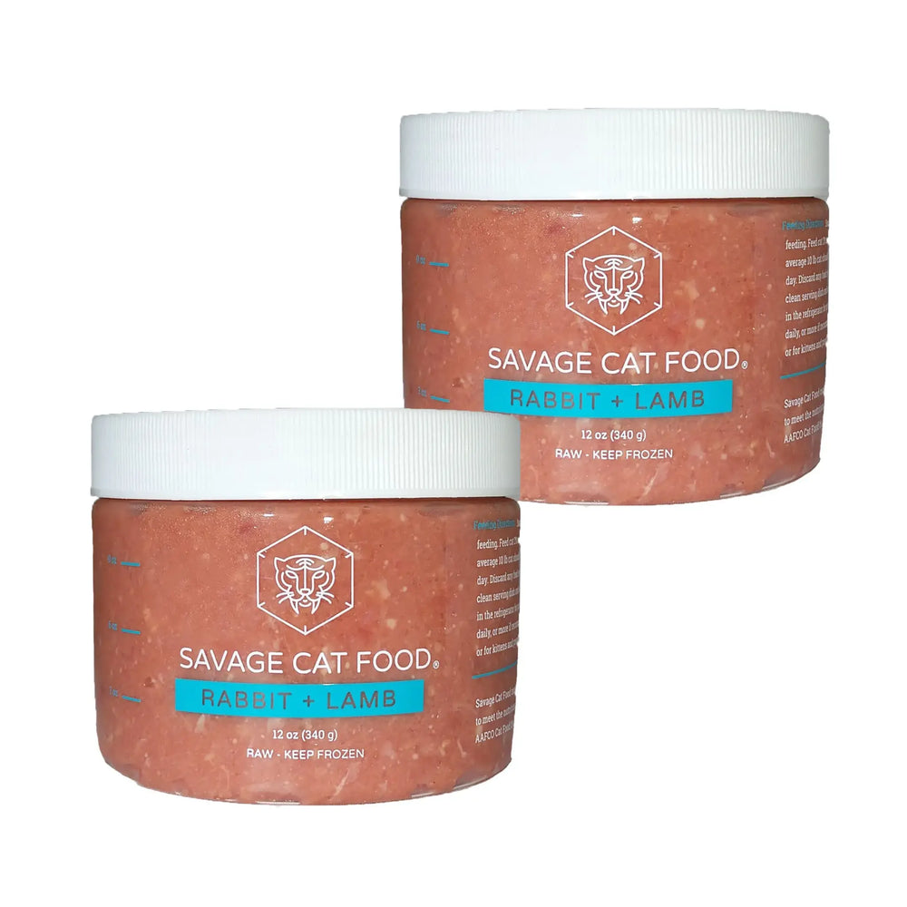 SAVAGE CAT Frozen Raw Cat Food Rabbit