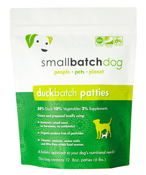 SMALL BATCH Frozen Dog Food Duck