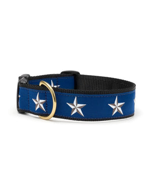 UP COUNTRY Extra Wide Dog Collar North Star