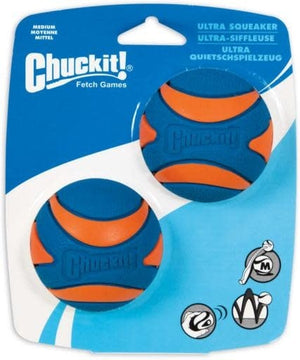 CHUCKIT Ultra Squeaker Ball 2pk.
